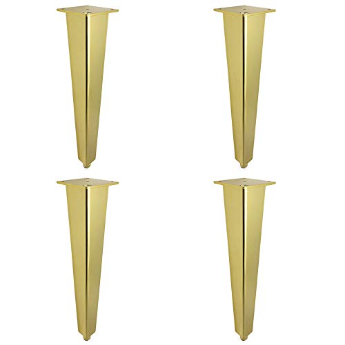 MöBelfüßE,Möbelbeine aus Aluminium,Metall Möbel Fuß Ersatzfuß Konischem StüTzfüßE,Verstellbare Schrankbeine,Couchtisch,Hardware-FüßE FüR FernsehschräNke Tragbar/golden / 30cm MöBelfüßE,Möbelbeine aus Aluminium,Metall Möbel Fuß Ersatzfuß Konischem StüTzfüßE,Verstellbare Schrankbeine,Couchtisch,Hardware-FüßE FüR FernsehschräNke Tragbar/golden / 30cm von KLHGBH