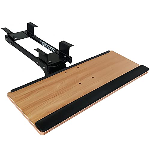 Multifunktionales Tastaturfach,Tastaturschublade unter Dem Schreibtisch,die Sich 360 Grad Drehen LäSst,mit Handgelenk Mauspad FüR Schreibtische mit Balken Unten/C / 50cm Multifunktionales Tastaturfach,Tastaturschublade unter Dem Schreibtisch,die Sich 360 Grad Drehen LäSst,mit Handgelenk Mauspad FüR Schreibtische mit Balken Unten/C / 50cm von KLHGBH