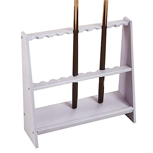 Pool Queue Rack-10-Loch-Unabhängiger Billard Queue,Rissfreies und Langlebiges Snooker-ZubehöR/Weiß / 57x18x60cm Pool Queue Rack-10-Loch-Unabhängiger Billard Queue,Rissfreies und Langlebiges Snooker-ZubehöR/Weiß / 57x18x60cm von KLHGBH