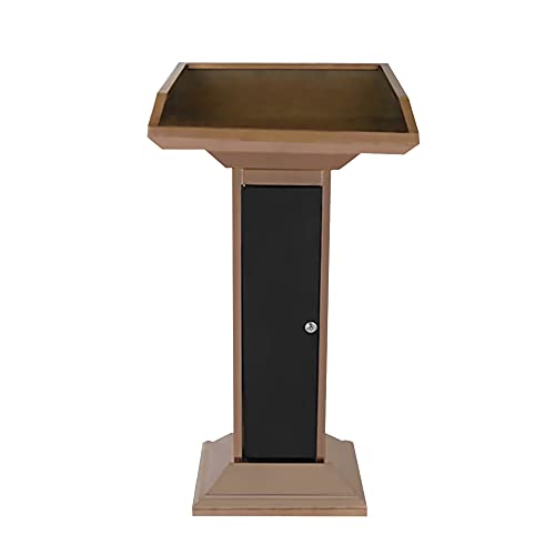 RäDern Rednerpult, Bodenstehendes, Verbreiterndes GeläNder-Lehrpodium aus Edelstahl, Geeignet FüR Schulen, Kirchen, Konferenzen und Veranstaltungen/rose gold / 62x42x110cm RäDern Rednerpult, Bodenstehendes, Verbreiterndes GeläNder-Lehrpodium aus Edelstahl, Geeignet FüR Schulen, Kirchen, Konferenzen und Veranstaltungen/rose gold / 62x42x110cm von KLHGBH