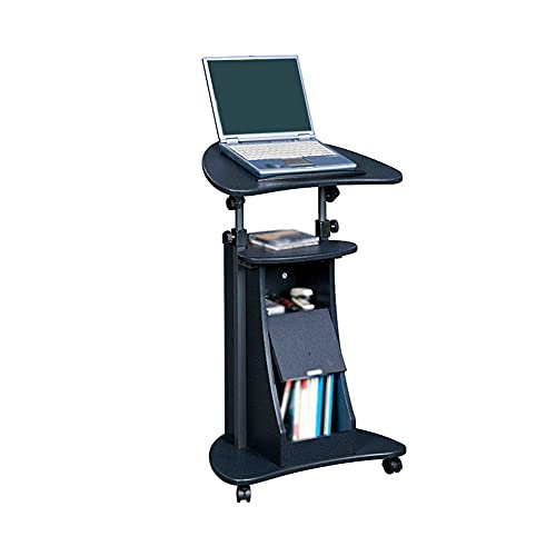 RäDern Rednerpult, Lehrer-Klassenzimmer-Tisch Mobiler Lift-Stehtisch, Bewerben Sie Sich FüR BüRo-Rede-Party-Hochzeits-Hotel-Kirchen-Schule/black / 55x40cm RäDern Rednerpult, Lehrer-Klassenzimmer-Tisch Mobiler Lift-Stehtisch, Bewerben Sie Sich FüR BüRo-Rede-Party-Hochzeits-Hotel-Kirchen-Schule/black / 55x40cm von KLHGBH