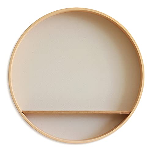 Rundes Wanddekoration Regal,Veranda-Wandregale im Chinesischen Stil,9 Cm Tiefes Abnehmbares Mittleres Gestell/A / 70cm von KLHGBH