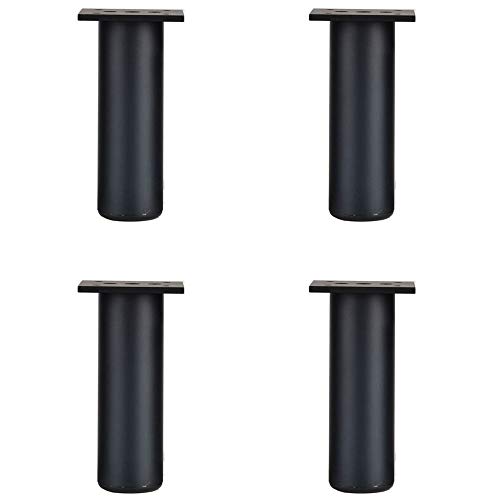Satz Von 4 MöBelfüßE, Kann Eingestellt Werden Aluminiumlegierung Badezimmerschrank Tv-SchrankfüßE StüTzbeine Einstellbare MöBelbeine,Runden MöBel Fuß Rostet Nicht/Schwarz / 12cm Satz Von 4 MöBelfüßE, Kann Eingestellt Werden Aluminiumlegierung Badezimmerschrank Tv-SchrankfüßE StüTzbeine Einstellbare MöBelbeine,Runden MöBel Fuß Rostet Nicht/Schwarz / 12cm von KLHGBH