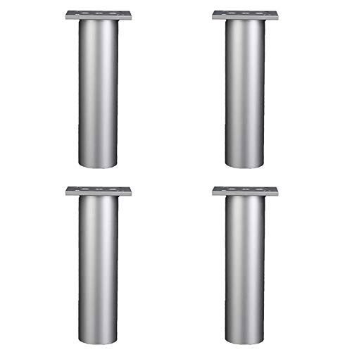 Satz Von 4 MöBelfüßE, Kann Eingestellt Werden Aluminiumlegierung Badezimmerschrank Tv-SchrankfüßE StüTzbeine Einstellbare MöBelbeine,Runden MöBel Fuß Tragbar/Silber / 18CM Satz Von 4 MöBelfüßE, Kann Eingestellt Werden Aluminiumlegierung Badezimmerschrank Tv-SchrankfüßE StüTzbeine Einstellbare MöBelbeine,Runden MöBel Fuß Tragbar/Silber / 18CM von KLHGBH