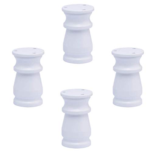 Satz Von 4 MöBelfüßEn,MöBel Fuß Verstellbar 1-10 Mm,Polierte Aluminiumlegierung MöBelbeine,Maximale TragfäHigkeit 300 Kg,Sofa StüTzbeine Tv-Schrank MöBelzubehöR Rutschfest/Weiß / 8cm Satz Von 4 MöBelfüßEn,MöBel Fuß Verstellbar 1-10 Mm,Polierte Aluminiumlegierung MöBelbeine,Maximale TragfäHigkeit 300 Kg,Sofa StüTzbeine Tv-Schrank MöBelzubehöR Rutschfest/Weiß / 8cm von KLHGBH