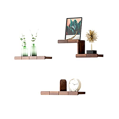Schwimmende Gestell, 13 Cm Tiefes Mehrzweck-Wandregal aus Kiefernholz, Geeignet FüR Wohnzimmerkorridor, TragfäHigkeit 30 Kg/Walnuss Farbe/A Schwimmende Gestell, 13 Cm Tiefes Mehrzweck-Wandregal aus Kiefernholz, Geeignet FüR Wohnzimmerkorridor, TragfäHigkeit 30 Kg/Walnuss Farbe/A von KLHGBH