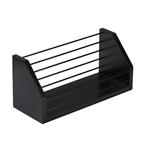 Schwimmende Gestell, Multifunktionales Display-Wandregal mit GeläNder-Design, Geeignet FüR Wohnzimmer und BüRo, Belastbar 10kg / Schwarz / 30x12x14cm Schwimmende Gestell, Multifunktionales Display-Wandregal mit GeläNder-Design, Geeignet FüR Wohnzimmer und BüRo, Belastbar 10kg / Schwarz / 30x12x14cm von KLHGBH