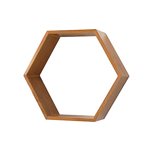 Schwimmende Gestell, Sechseckiges Multifunktionales Holz-Display-Wandregal, Geeignet FüR Schlafzimmer, Wohnzimmer, KüChe, Bad, TragfäHigkeit 10 Kg/braun/A Schwimmende Gestell, Sechseckiges Multifunktionales Holz-Display-Wandregal, Geeignet FüR Schlafzimmer, Wohnzimmer, KüChe, Bad, TragfäHigkeit 10 Kg/braun/A von KLHGBH
