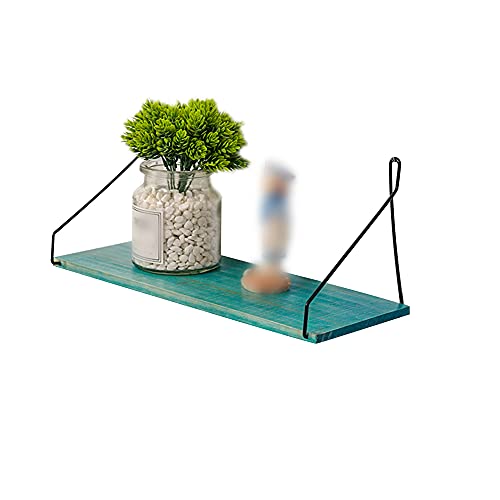 Schwimmende Wandregale, Massivholzregale, Zimmer und Wohnzimmer BüCherregal Lagerung Holzwanddekoration Regal/Blau/C Schwimmende Wandregale, Massivholzregale, Zimmer und Wohnzimmer BüCherregal Lagerung Holzwanddekoration Regal/Blau/C von KLHGBH