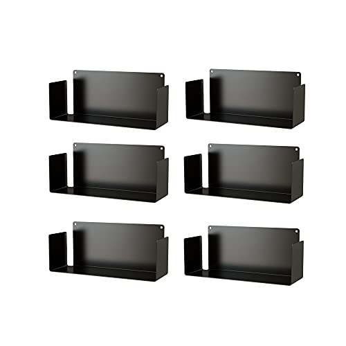 Schwimmendes Regal, 6-Teiliges, an Der Wand Befestigtes U-FöRmiges BüCherregal zur PräSentation von Spielzeugsammlungen, Geeignet FüR Wohnzimmer-Schlafzimmer/Schwarz/L Schwimmendes Regal, 6-Teiliges, an Der Wand Befestigtes U-FöRmiges BüCherregal zur PräSentation von Spielzeugsammlungen, Geeignet FüR Wohnzimmer-Schlafzimmer/Schwarz/L von KLHGBH