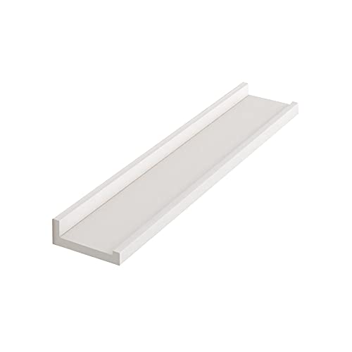 Schwimmendes Regal, Wandaufbewahrungs-Display-Organizer FüR Fotos, Dekorationen, Wohnzimmer-TV-Wanddekoration-Wandregal She/Weiß/XL von KLHGBH