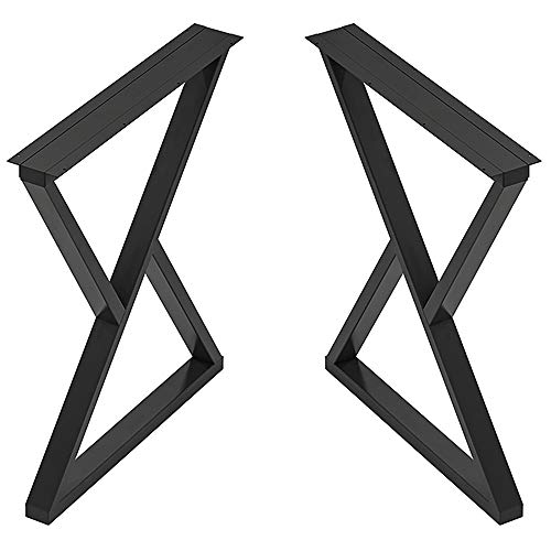 Stahl Tischbeine,19,7 Zoll Breite Einfache MöBelbeine Zweiteilig Leicht zu Montieren Stabile und Langlebige Rutschfeste Nahtlos GeschweißTe Metall-Tischbeine/Schwarz / 45x50cm Stahl Tischbeine,19,7 Zoll Breite Einfache MöBelbeine Zweiteilig Leicht zu Montieren Stabile und Langlebige Rutschfeste Nahtlos GeschweißTe Metall-Tischbeine/Schwarz / 45x50cm von KLHGBH