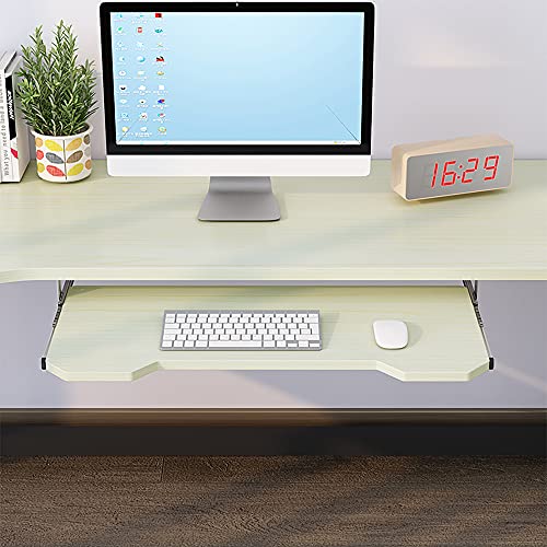 Tastaturschublade aus Holz,Ergonomisch Gestaltete VerläNgerungsschlauch unter Dem Schreibtisch,Umweltfreundliches Material,Kratzfest und VerschleißFest/A / 70cm Tastaturschublade aus Holz,Ergonomisch Gestaltete VerläNgerungsschlauch unter Dem Schreibtisch,Umweltfreundliches Material,Kratzfest und VerschleißFest/A / 70cm von KLHGBH
