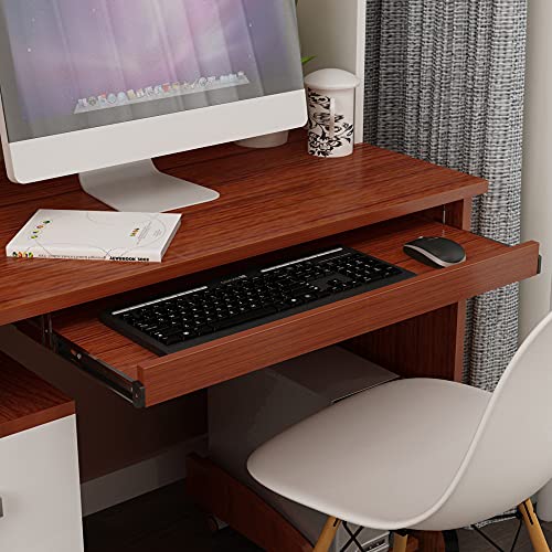 Tastaturschublade mit Schallwand,Tastatur-Schiebeplattform unter Dem Computertisch mit Einer GleitläNge von 35Cm,die 5Kg Tragen Kann/Grapefruit / 70cm Tastaturschublade mit Schallwand,Tastatur-Schiebeplattform unter Dem Computertisch mit Einer GleitläNge von 35Cm,die 5Kg Tragen Kann/Grapefruit / 70cm von KLHGBH