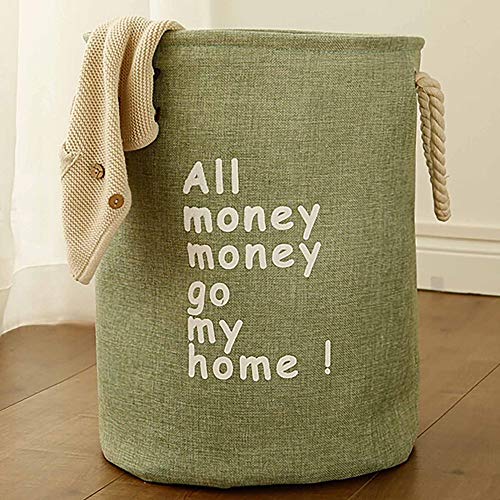 WäSchekorb,Faltbare Tragbare Wasserdichte WäScheköRbe mit GroßEr KapazitäT,Platzsparend FüR die Aufbewahrung von Kleidung Spielzeug im Schlafzimmer Badezimmer/Grün / 45x35cm WäSchekorb,Faltbare Tragbare Wasserdichte WäScheköRbe mit GroßEr KapazitäT,Platzsparend FüR die Aufbewahrung von Kleidung Spielzeug im Schlafzimmer Badezimmer/Grün / 45x35cm von KLHGBH