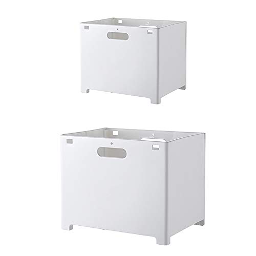 WäSchekorb,Groß + Klein 2 in 1 Wandklappbarer Kunststoff-Schmutzkorb FüR Schmutzige Kleidung,Zum Organisieren von HandtüChern und Spielzeug FüR zu Hause/Weiß/Abschnitt a WäSchekorb,Groß + Klein 2 in 1 Wandklappbarer Kunststoff-Schmutzkorb FüR Schmutzige Kleidung,Zum Organisieren von HandtüChern und Spielzeug FüR zu Hause/Weiß/Abschnitt a von KLHGBH