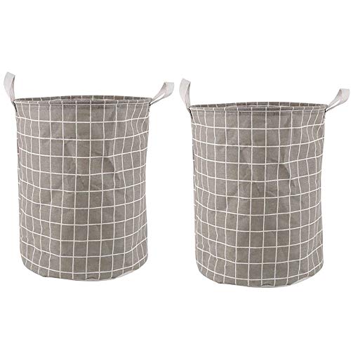 WäSchekorb,StrapazierfäHiger Wasserdichter Innenschichtstoff Faltbarer WäSchespeicher mit Griffen,FüR die Organisation von Spielzeugkleidung/grau / 43.5x35cm WäSchekorb,StrapazierfäHiger Wasserdichter Innenschichtstoff Faltbarer WäSchespeicher mit Griffen,FüR die Organisation von Spielzeugkleidung/grau / 43.5x35cm von KLHGBH