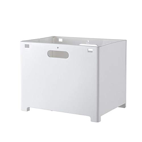 WäSchekorb,Wandklappbarer Kunststoff-Schmutzkorb FüR Schmutzige Kleidung,Zum Organisieren von HandtüChern und Spielzeug FüR zu Hause/Weiß / 38x30cm von KLHGBH