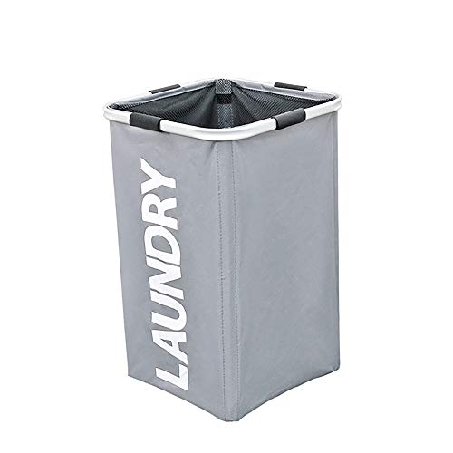 Wäschekörbe,Abnehmbarer Tragbarer Faltbarer WäSchekorb,FüR Spielzeug Kleidung Organisation Aufbewahrungskorb/grau / 34x34x54cm von KLHGBH