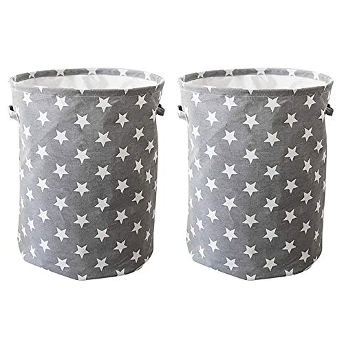 Wäschekörbe,Falten Wasserdichte WäSchekorb Schlafzimmer Spielzeug Kleidung Leinwand Aufbewahrungstasche/grau / 35x45cm Wäschekörbe,Falten Wasserdichte WäSchekorb Schlafzimmer Spielzeug Kleidung Leinwand Aufbewahrungstasche/grau / 35x45cm von KLHGBH