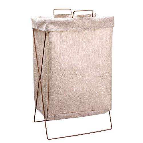 Wäschekörbe,Tragbarer Wasserdichter Faltbarer WäSchekorb,mit Griffen Langlebiger Platzsparender Schmutzkorb FüR Kleidung/A / 35x24x60cm von KLHGBH