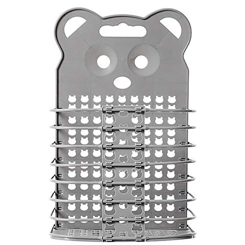 Wäschekörbe,Tragbarer an Der Wand Montierter Zusammenklappbarer WäSchekorb,Aufbewahrungskorb MüLleimer Sparen Platz FüR die Organisation von HaushaltswäSchespielzeug/grau / 2 Stück Wäschekörbe,Tragbarer an Der Wand Montierter Zusammenklappbarer WäSchekorb,Aufbewahrungskorb MüLleimer Sparen Platz FüR die Organisation von HaushaltswäSchespielzeug/grau / 2 Stück von KLHGBH