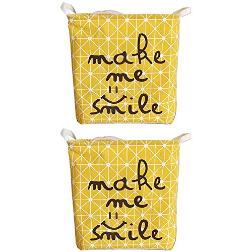 Wäschekörbe,Wasserdichter Tragbarer Schmutziger WäSchekorb mit GroßEr KapazitäT,Staubdichter Faltbarer Haushaltsorganisator/Gelb / 35x25x38cm Wäschekörbe,Wasserdichter Tragbarer Schmutziger WäSchekorb mit GroßEr KapazitäT,Staubdichter Faltbarer Haushaltsorganisator/Gelb / 35x25x38cm von KLHGBH