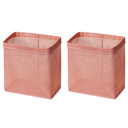 Wäschekörbe,an der Wand montierter zusammenklappbarer Wäschekorb,herausnehmbarer und waschbarer atmungsaktiver,platzsparender Schmutzkorb für schmutzige Kleidung/Rosa / 35x20x37cm von KLHGBH