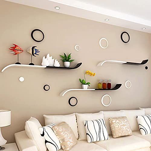 Wandregale, Restaurantwand Schwebende Regale, Sofa TV Hintergrundwand Einfaches Dekoratives Regal Simple/A / 50x10cm Wandregale, Restaurantwand Schwebende Regale, Sofa TV Hintergrundwand Einfaches Dekoratives Regal Simple/A / 50x10cm von KLHGBH