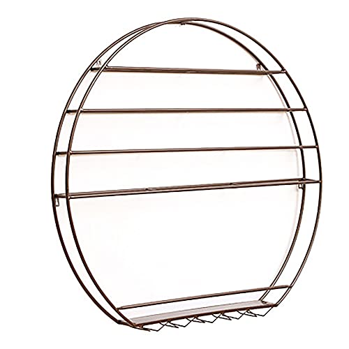 Weinregal an Der Wand,Einfaches Schmiedeeisernes Gestell mit Weinglasgestellen,Stabil und Nicht Zitternd 9Cm Tief/Als zeigen / 80x75x9cm Weinregal an Der Wand,Einfaches Schmiedeeisernes Gestell mit Weinglasgestellen,Stabil und Nicht Zitternd 9Cm Tief/Als zeigen / 80x75x9cm von KLHGBH