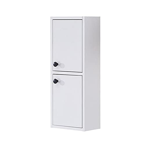 ctg Badezimmer-Wandschrank, 2-StöCkiger Multifunktionaler Holzschrank mit TüRen FüR Badezimmer, Schlafzimmer, Wohnzimmer, Belastbar 40kg / A / 65x25x15cm ctg Badezimmer-Wandschrank, 2-StöCkiger Multifunktionaler Holzschrank mit TüRen FüR Badezimmer, Schlafzimmer, Wohnzimmer, Belastbar 40kg / A / 65x25x15cm von KLHGBH