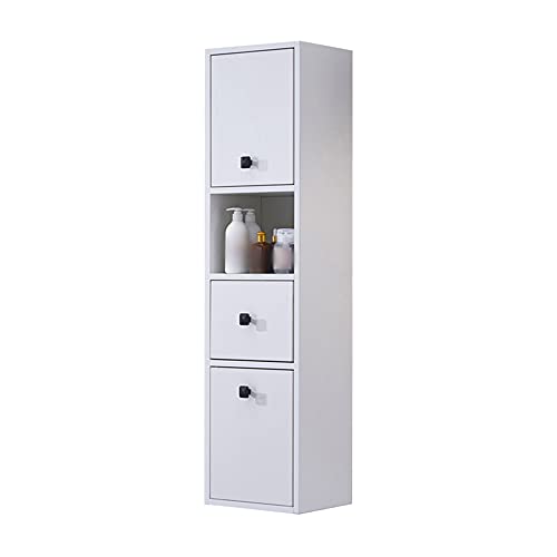 ctg Badezimmerschrank, 4-Lagig Multifunktionaler Badezimmer-Wandschrank aus Massivholz, Geeignet FüR Toiletten und Badezimmer, mit Einer TragfäHigkeit von 40 Kg/B / 120x30x ctg Badezimmerschrank, 4-Lagig Multifunktionaler Badezimmer-Wandschrank aus Massivholz, Geeignet FüR Toiletten und Badezimmer, mit Einer TragfäHigkeit von 40 Kg/B / 120x30x von KLHGBH