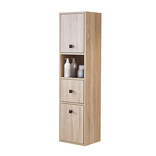 ctg Badezimmerschrank, 4-Lagig Multifunktionaler Badezimmer-Wandschrank aus Massivholz, Geeignet FüR Toiletten und Badezimmer, mit Einer TragfäHigkeit von 40 Kg/C / 120x30x ctg Badezimmerschrank, 4-Lagig Multifunktionaler Badezimmer-Wandschrank aus Massivholz, Geeignet FüR Toiletten und Badezimmer, mit Einer TragfäHigkeit von 40 Kg/C / 120x30x von KLHGBH