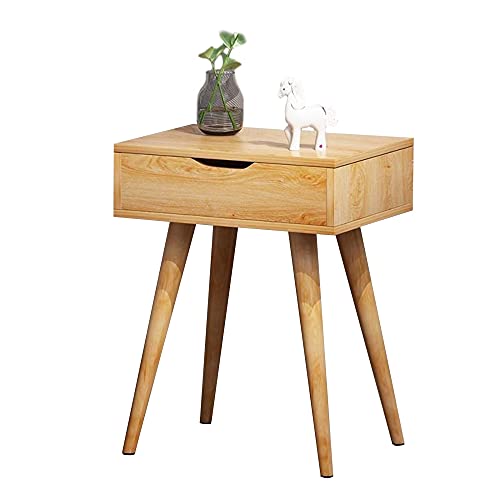 ctg Kommode, Geschichtetes Design High-Density Board Material Nachttisch mit 1 Schublade, Geeignet FüR Schlafzimmer und Wohnzimmer/Holzfarbe / 40x30x55cm ctg Kommode, Geschichtetes Design High-Density Board Material Nachttisch mit 1 Schublade, Geeignet FüR Schlafzimmer und Wohnzimmer/Holzfarbe / 40x30x55cm von KLHGBH