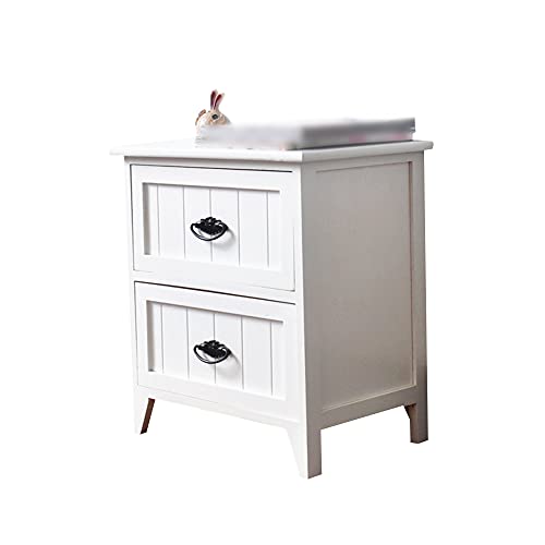 ctg Kommode, GroßEr Stauraum, Schubladen-Nachttisch aus Massivholz, Geeignet FüR Schlafzimmer und Wohnzimmer/Weiß/S ctg Kommode, GroßEr Stauraum, Schubladen-Nachttisch aus Massivholz, Geeignet FüR Schlafzimmer und Wohnzimmer/Weiß/S von KLHGBH