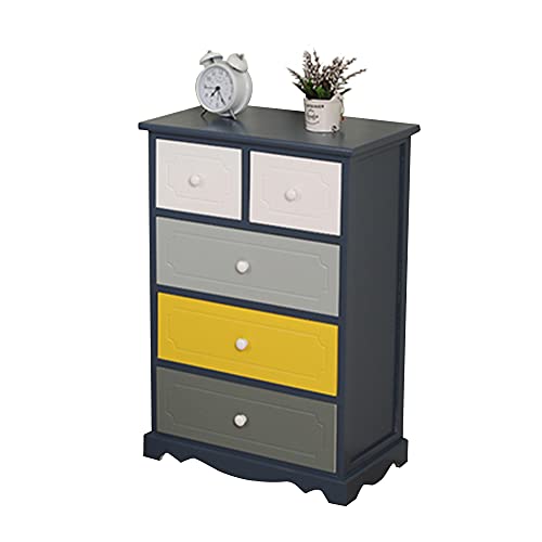 ctg Kommode, Massivholz-Aufbewahrungs-SeitenschräNke mit 5 Schubladen, Platzsparend, Geeignet FüR KüChe, Wohnzimmer, Schlafzimmer/A / 50x30x73cm ctg Kommode, Massivholz-Aufbewahrungs-SeitenschräNke mit 5 Schubladen, Platzsparend, Geeignet FüR KüChe, Wohnzimmer, Schlafzimmer/A / 50x30x73cm von KLHGBH