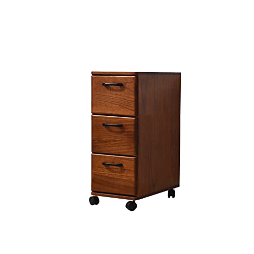 ctg Kommode, Mehrschichtiges Design Paulownia Holz Schmaler Seitenschrank Mit UniversalräDern, Geeignet FüR Wohnzimmer, Kleine Ecke/walnut color / 20x42x62cm ctg Kommode, Mehrschichtiges Design Paulownia Holz Schmaler Seitenschrank Mit UniversalräDern, Geeignet FüR Wohnzimmer, Kleine Ecke/walnut color / 20x42x62cm von KLHGBH
