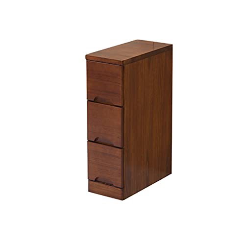 ctg Kommode, Multi-Funktions-Schublade aus Massivholz Verschiedenes Schmaler Seiten-Eckschrank, Geeignet FüR Wohnzimmer-Schlafzimmer/braun/S von KLHGBH