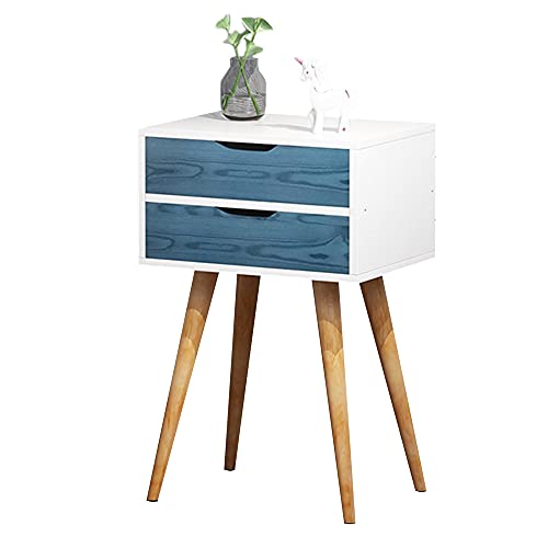 ctg Kommode, Multifunktionale Schrankbeine aus Massivholz, Nachttisch mit 2 Schubladen, Geeignet FüR Schlafzimmer, Kinderzimmer/Weiß / 40x30x61cm ctg Kommode, Multifunktionale Schrankbeine aus Massivholz, Nachttisch mit 2 Schubladen, Geeignet FüR Schlafzimmer, Kinderzimmer/Weiß / 40x30x61cm von KLHGBH