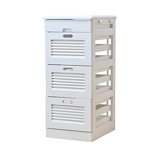 ctg Kommode, Multifunktionales Einfaches Massivholz-Sideboard mit Rollen, Geeignet FüR die GemüSeaufbewahrung in Der KüChe/white / 32x35x70cm ctg Kommode, Multifunktionales Einfaches Massivholz-Sideboard mit Rollen, Geeignet FüR die GemüSeaufbewahrung in Der KüChe/white / 32x35x70cm von KLHGBH