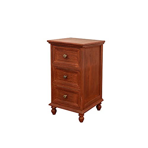 ctg Kommode, Schlafzimmer Multifunktionaler Massivholzschrank mit Schmalen Seiten, Geeignet FüR BüRo, KüChe, Bad/braun/S von KLHGBH