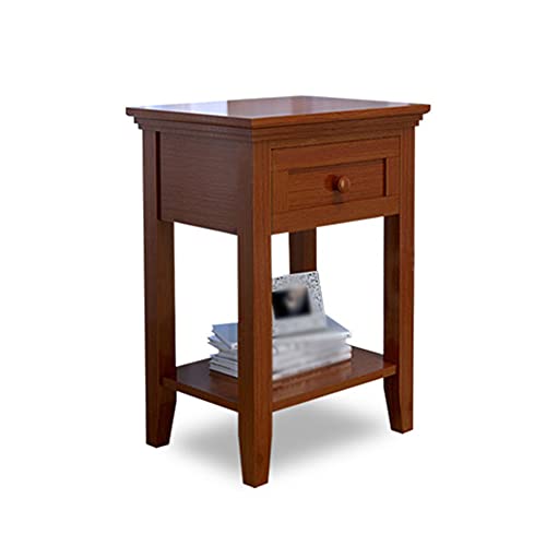 ctg Kommode, Schubladentyp Multifunktionaler Klassifizierter Aufbewahrungs-Nachttisch aus Kiefernholz, Geeignet FüR Wohnzimmer und Schlafzimmer/braun / 45.6x34.8x36.5cm von KLHGBH