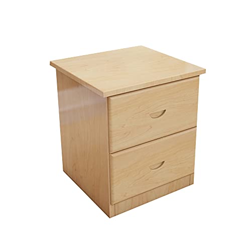 ctg Kommode Massivholz Multifunktional mit Doppelschublade Einfacher Nachttisch, Geeignet FüR Schlafzimmer und Kinderzimmer/Holzfarbe / 41x38x43cm ctg Kommode Massivholz Multifunktional mit Doppelschublade Einfacher Nachttisch, Geeignet FüR Schlafzimmer und Kinderzimmer/Holzfarbe / 41x38x43cm von KLHGBH