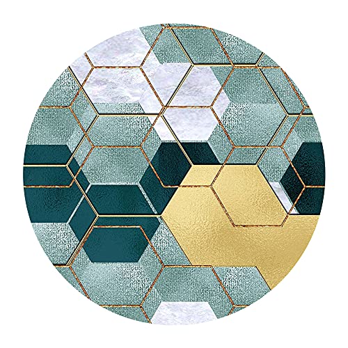 gdt Drum Rugs, Runde Schalldichte Rutschfeste Decke, Verdickte Drum Pads Kinderzimmer StoßDäMpfende Pads/C / 160cm von KLHGBH