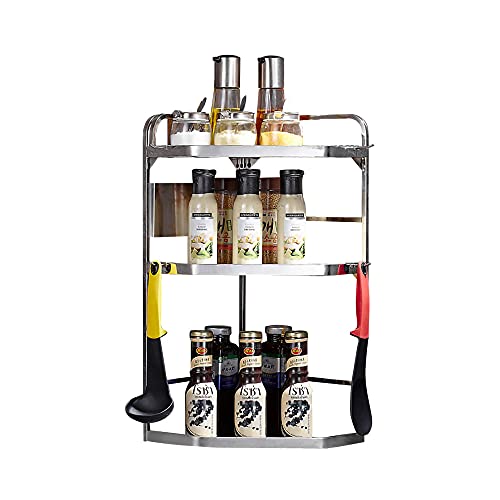 tlj GewüRzregal aus Edelstahl 304, Abnehmbares Multifunktionsregal, Platzsparend FüR die Aufbewahrung von KüChenarbeitsplatten/Silber / 400x290x600mm tlj GewüRzregal aus Edelstahl 304, Abnehmbares Multifunktionsregal, Platzsparend FüR die Aufbewahrung von KüChenarbeitsplatten/Silber / 400x290x600mm von KLHGBH