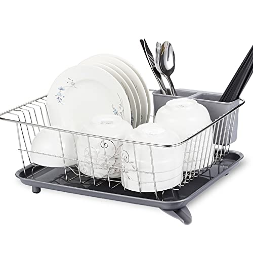 wdjj Edelstahl-Abtropfgestell mit um 360 Grad Drehbarem Abfluss FüR KüChenutensilien Aufbewahrungsschalter Organizer Utensilienhalter/Silber / 40x30x17cm wdjj Edelstahl-Abtropfgestell mit um 360 Grad Drehbarem Abfluss FüR KüChenutensilien Aufbewahrungsschalter Organizer Utensilienhalter/Silber / 40x30x17cm von KLHGBH