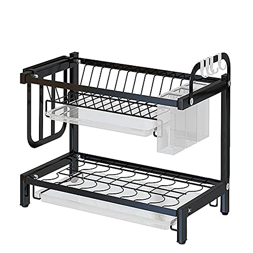 wdjj Mehrschichtiges Abtropfgestell mit Tropfschale aus Edelstahl FüR Topfschalen und Aufbewahrung von KüChenutensilien / 2 layer/B wdjj Mehrschichtiges Abtropfgestell mit Tropfschale aus Edelstahl FüR Topfschalen und Aufbewahrung von KüChenutensilien / 2 layer/B von KLHGBH
