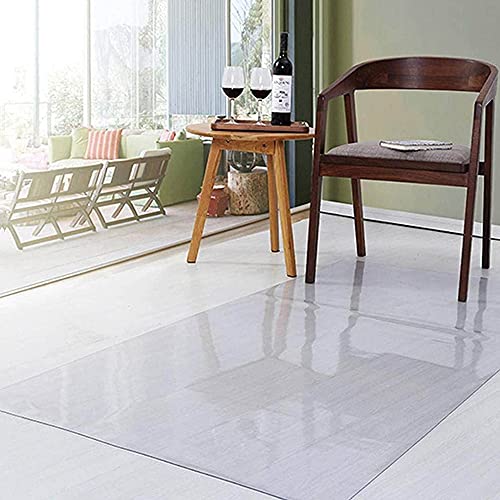 yzd Klare stuhlunterlage, Faltbare 1,5 Mm Dicke BüRobodenschutzmatte, FüR Harte BöDen, Rutschfest, Langlebig/Transparent / 120x150cm yzd Klare stuhlunterlage, Faltbare 1,5 Mm Dicke BüRobodenschutzmatte, FüR Harte BöDen, Rutschfest, Langlebig/Transparent / 120x150cm von KLHGBH