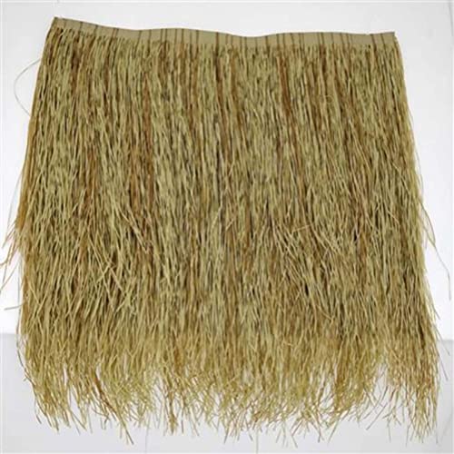 KLHGDM Palmendach, Nachahmungstroh, Thatch-fliese, Park-küste Szenische Dekoration, Strohaußen, Nachahmungstrohendekoration, Für Dach/Exotische Abdeckung/Gartenschutz(Size:10pcs) von KLHGDM