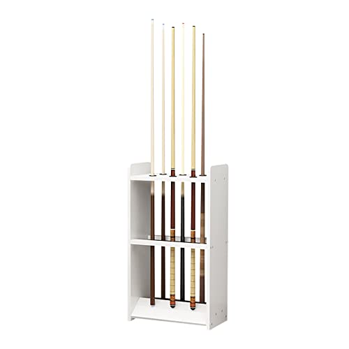 KLHGDM Snooker Pool Cue Rack, Bodenstehender Pool-cue-Halter Hält Bis Zu 6 Hinweise, Platzsparen, Ideal Für Home Club House Pool-Zimmer(Size:43.2x24x80cm,Color:A) von KLHGDM